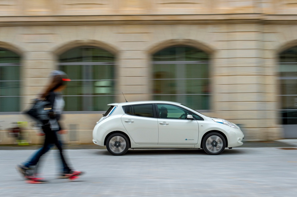 Modifizierter Nissan Leaf ab Oktober 2015